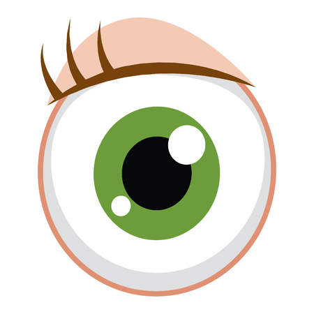 Eye Vector Illustrationのイラスト素材