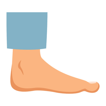 Foot Vector Illustrationのイラスト素材