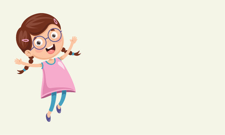 Vector Illustration Of Kids Abstract Backgroundのイラスト素材