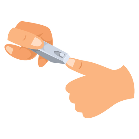 Vector Illustration Of Nail Clipperのイラスト素材
