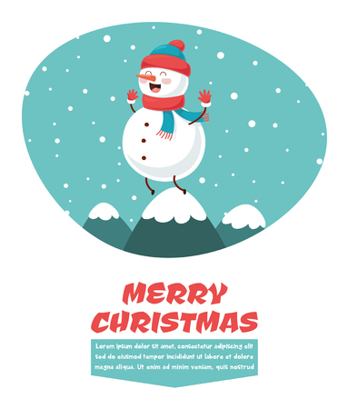 Vector Illustration Of Christmasのイラスト素材