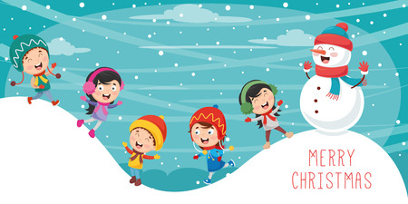 Vector Illustration Of Christmasのイラスト素材