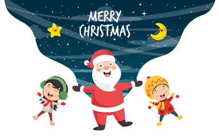 Vector Illustration Of Christmasのイラスト素材