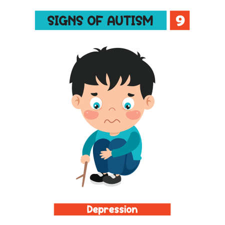 Concept Drawing of Autism Awarenessのイラスト素材