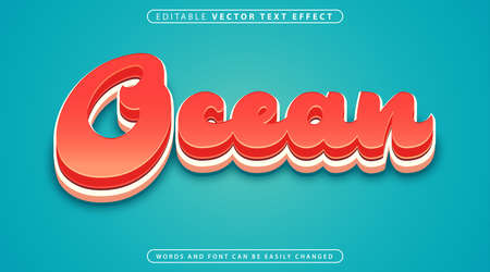 Fully Editable Text Effect Style
