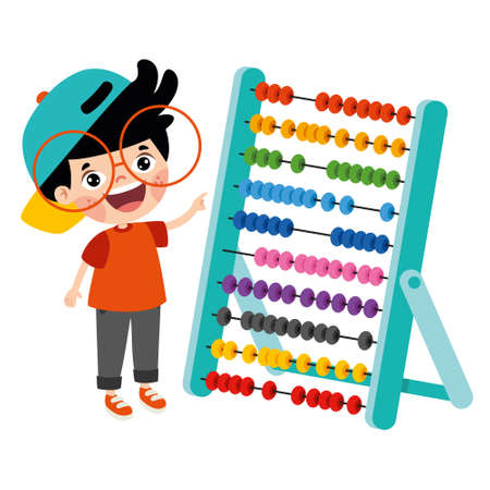 Abacus Toy For Children Educationのイラスト素材