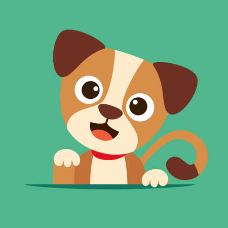 Cartoon Drawing Of A Dogのイラスト素材