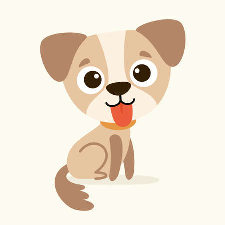 Cartoon Drawing Of A Dogのイラスト素材