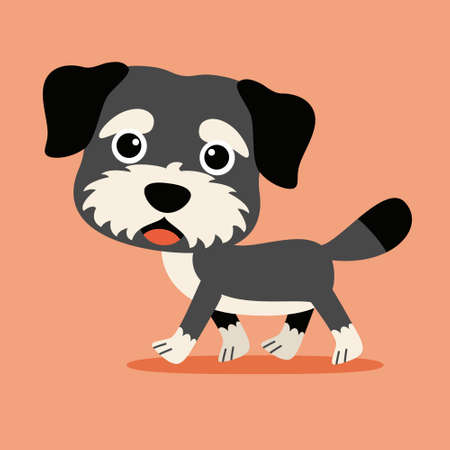 Cartoon Drawing Of A Dogのイラスト素材