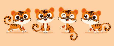 Cartoon Drawing Of A Tiger
