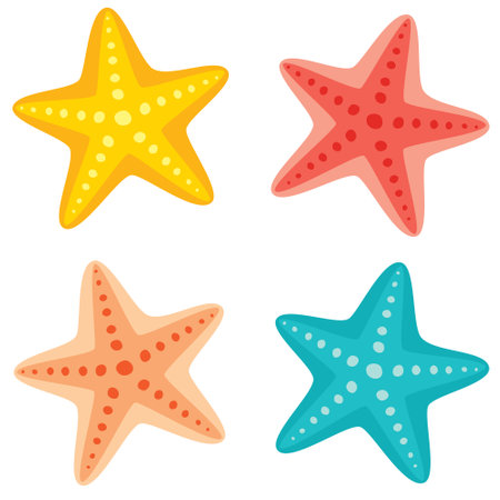 Cartoon Drawing Of A Starfishのイラスト素材