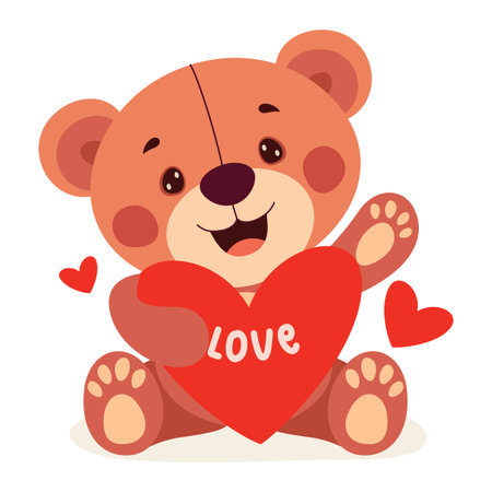 Cartoon Drawing Of Teddy Bearのイラスト素材