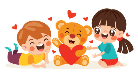 Cartoon Drawing Of Teddy Bearのイラスト素材