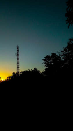 Beautiful landscape view with sunriseの写真素材