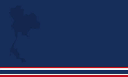 Thailand Constitution Day Background Vector Illustration, and Copy space area. Suitable to be placed on content with that theme. Thailand flagのイラスト素材
