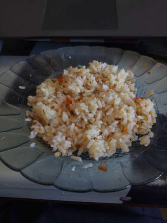 Nasi Goreng Sagela is a typical food from the province of Gorontalo-Indonesiaの写真素材