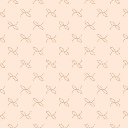 seamless pattern with lines resembling a butterfly and a leafのイラスト素材