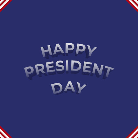 Presidents day background. Abstract background with American flag elements in red and blue colors, and Copy Space Area.のイラスト素材
