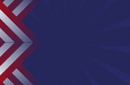 Presidents day background. Abstract background with American flag elements in red and blue colors,...