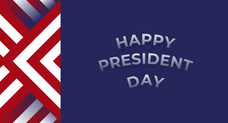 Presidents day background. Abstract background with American flag elements in red and blue colors, and Copy Space Area.のイラスト素材