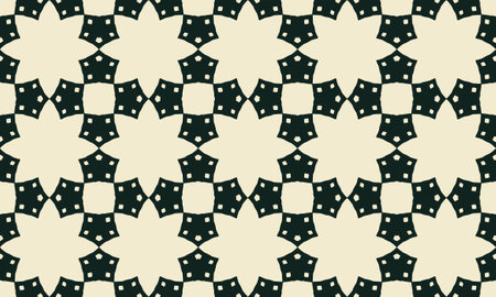 Abstract background texture in geometric ornamental style. Geometric seamless pattern