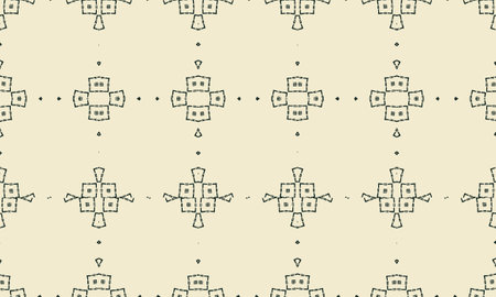 Abstract background texture in geometric ornamental style. Geometric seamless patternのイラスト素材