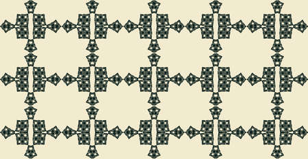 Abstract background texture in geometric ornamental style. Geometric seamless pattern