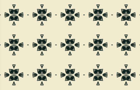 Abstract background texture in geometric ornamental style. Geometric seamless pattern