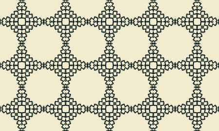 Abstract background texture in geometric ornamental style. Geometric seamless patternのイラスト素材
