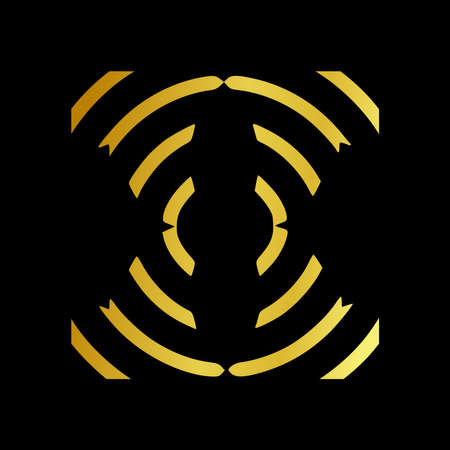 Islamic ornament, Islamic mandala. Ornate element for design place for text, wedding invitations, and greeting cards.のイラスト素材