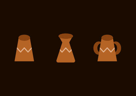 aesthetic flower vaseのイラスト素材