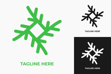 eco logo. green natureのイラスト素材