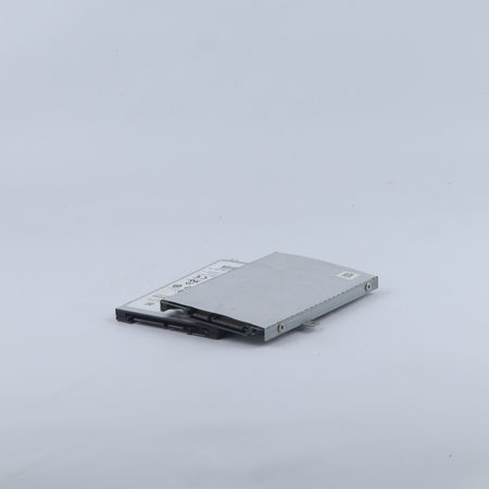 Gorontalo-Indonesia, October 2022 - Two broken laptop hard drives isolated on a white background