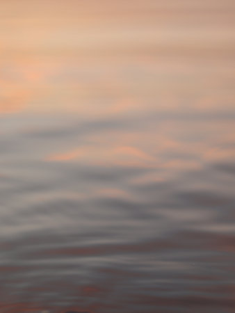 Gentle Waves at the Lakeの写真素材