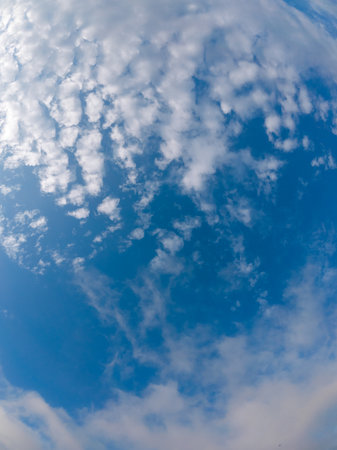 Clear Blue Sky with Clouds