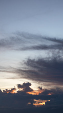Scenic Cloudscape at Dusk