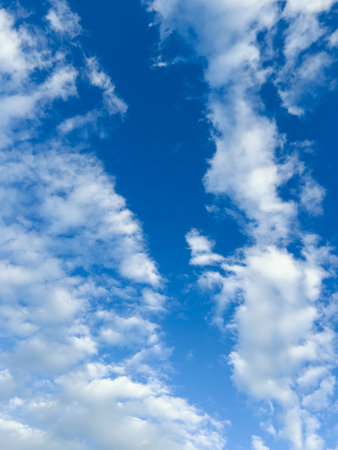 Blue Sky with White Cloudscape