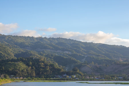 Scenic View of Lake and Mountains