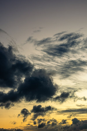 Dramatic Cloudscape at Sunset