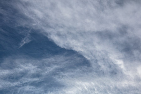 Blue Sky with Cirrus Cloudscape