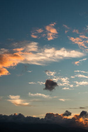 Sky with Clouds at Sunset