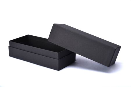 black shopping gift product eyewear box