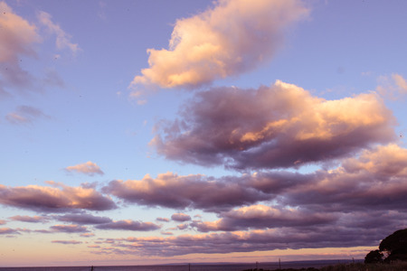 Beautiful sunsetの写真素材