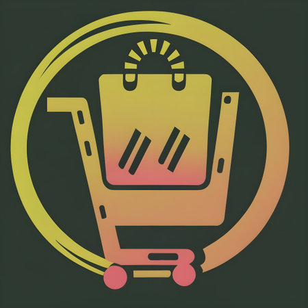 Shopping bag icon, vector illustration. Flat design style eps 10.Cyber monday  ecommerce.の素材