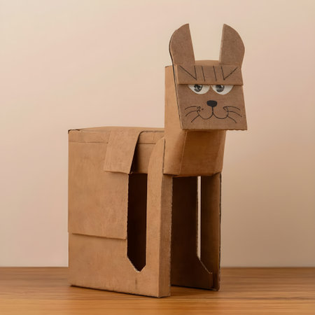 A cardboard mono design by imagine.の素材