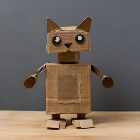 A cardboard mono design by imagine.の素材