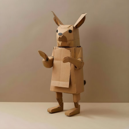 A cardboard mono design by imagine.の素材