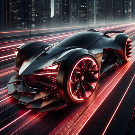 Futuristic elegance of the hypersport offroad.の素材