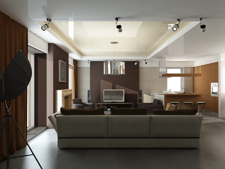 Modern interior designの写真素材