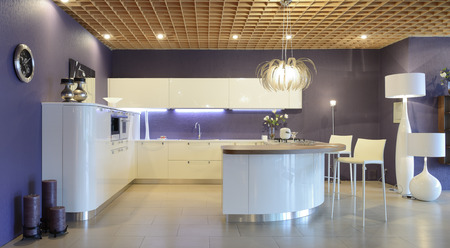 Modern interior  Kitchenの写真素材